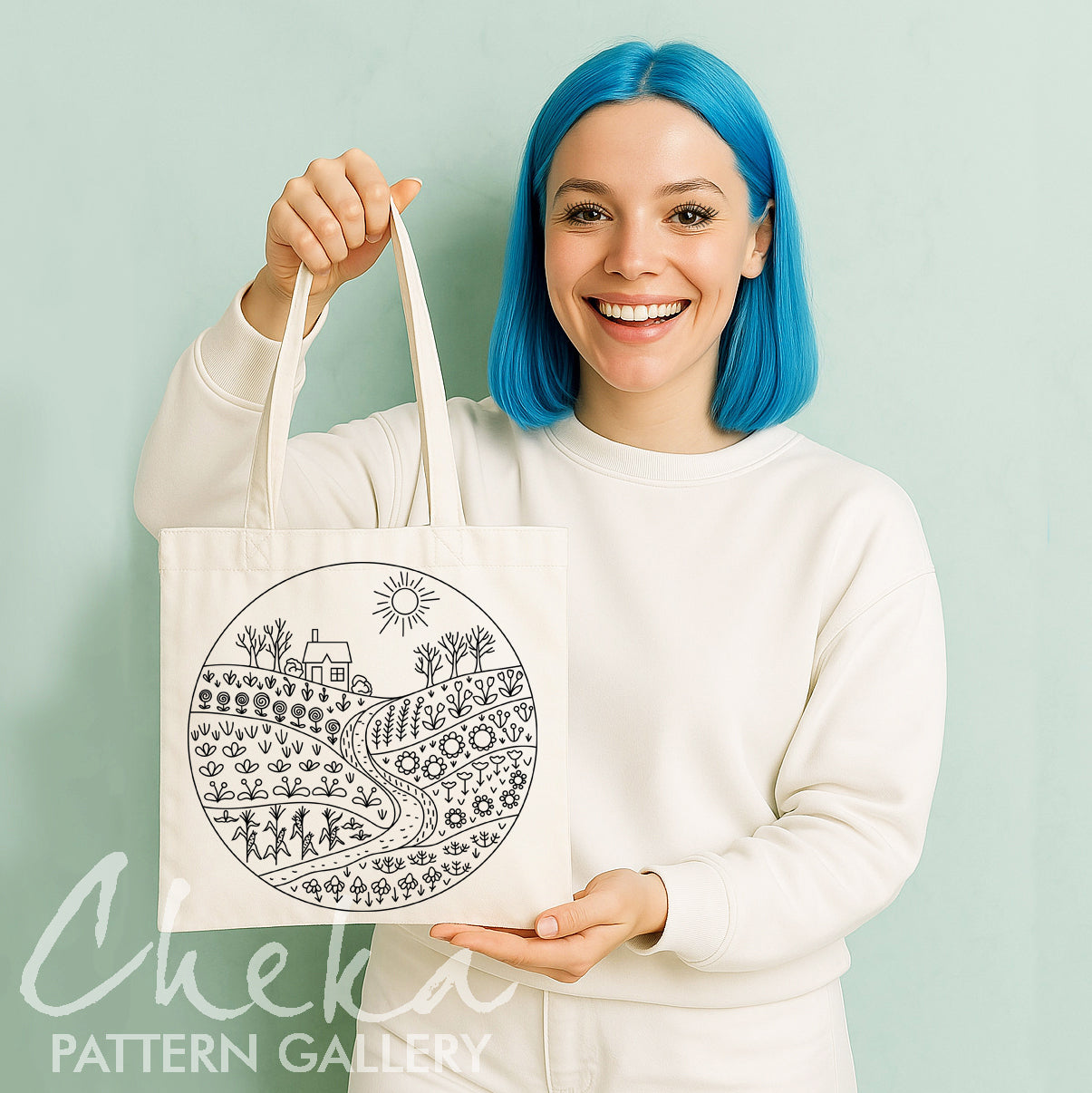 Harvest, Garden embroidery pattern. Watch My Garden Grow hand embroidery PDF pattern Gastronomic embroidery, hand embroidery pattern