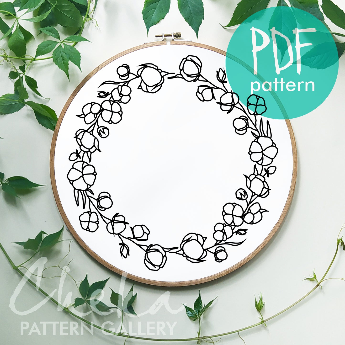 cotton wreath, Floral Wreath Embroidery bundle, set of 8 floral hand embroidery patterns. Embroidery patterns with floral wreath designs,Pattern Collection