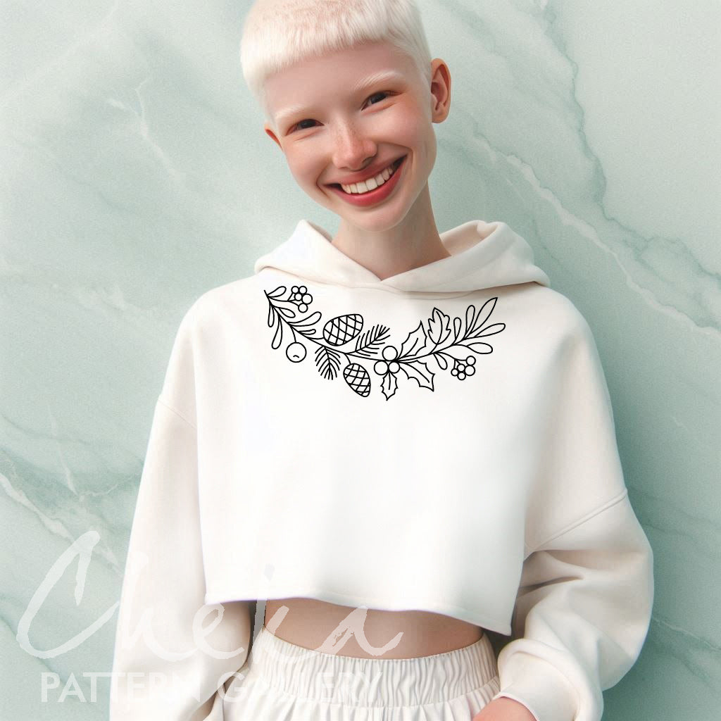 Noel, Hand Embroidery Pattern, Winter Embroidery design, Instant Download PDF, Beginner Friendly Embroidery