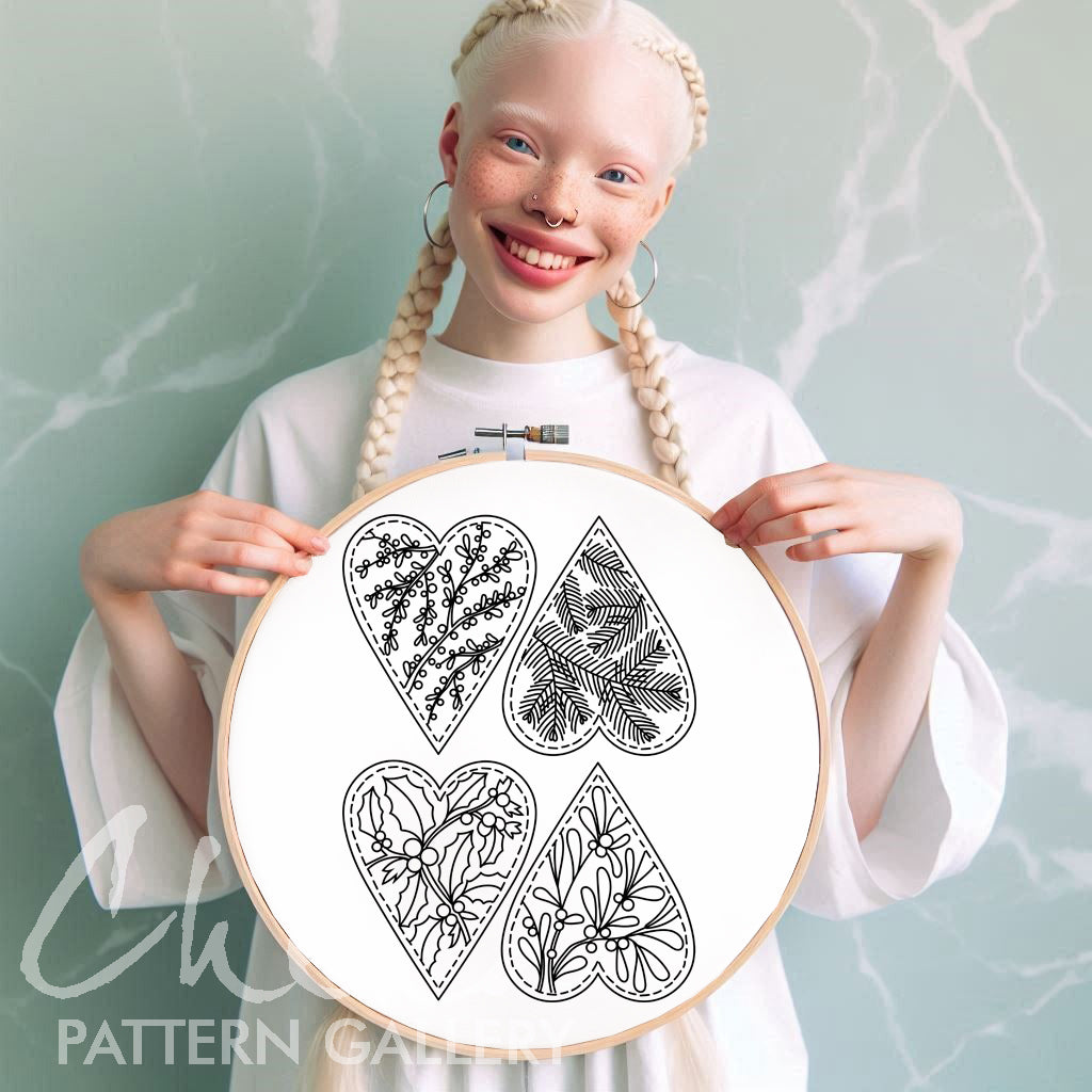 Christmas Tree decoration. Winter Embroidery design, Hand Embroidery Pattern, Instant Download PDF, Beginner Friendly 