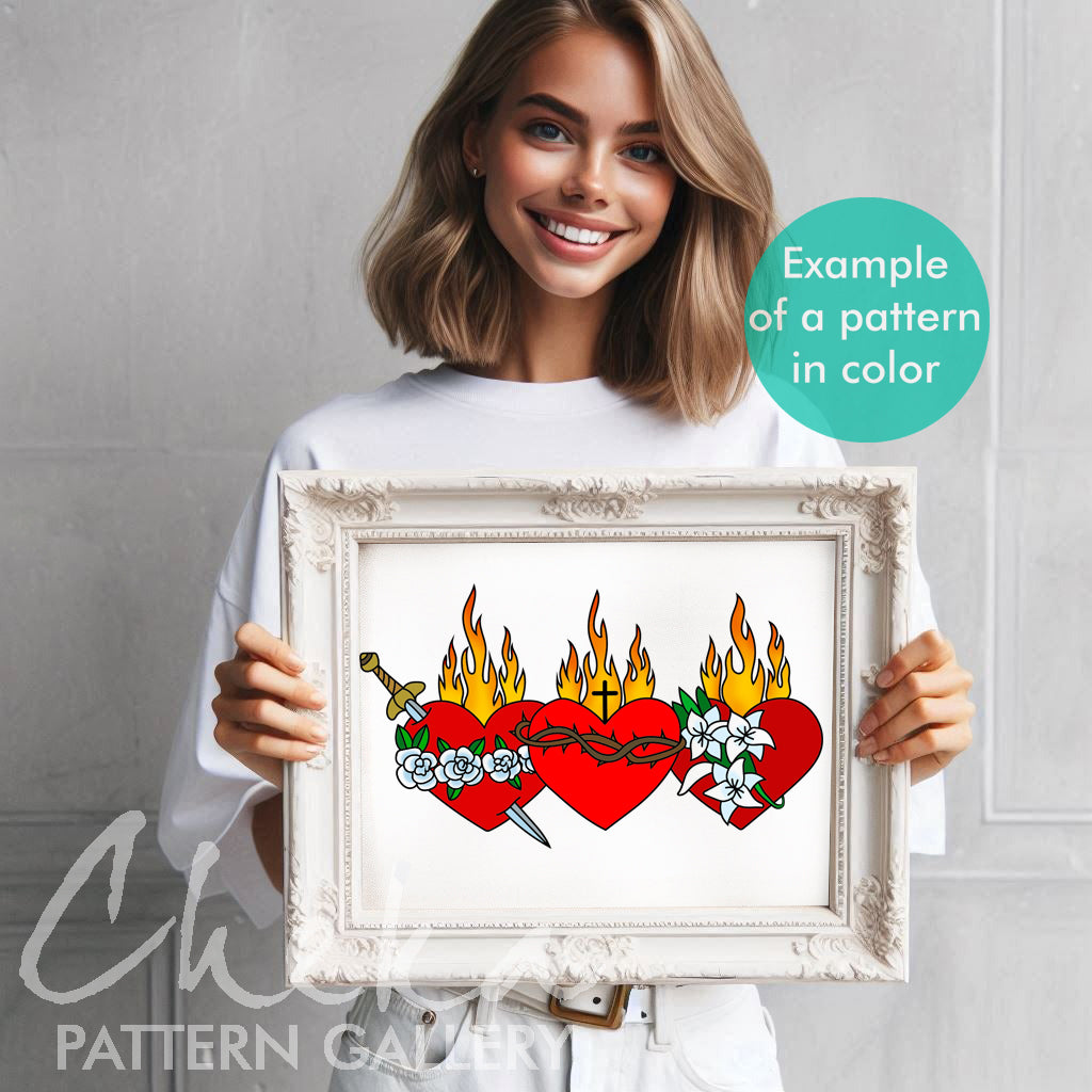 Christian Embroidery, Whole store embroidery bundle. Religious embroidery, Hand embroidery designs and templates PDF. Religious Hoop Art