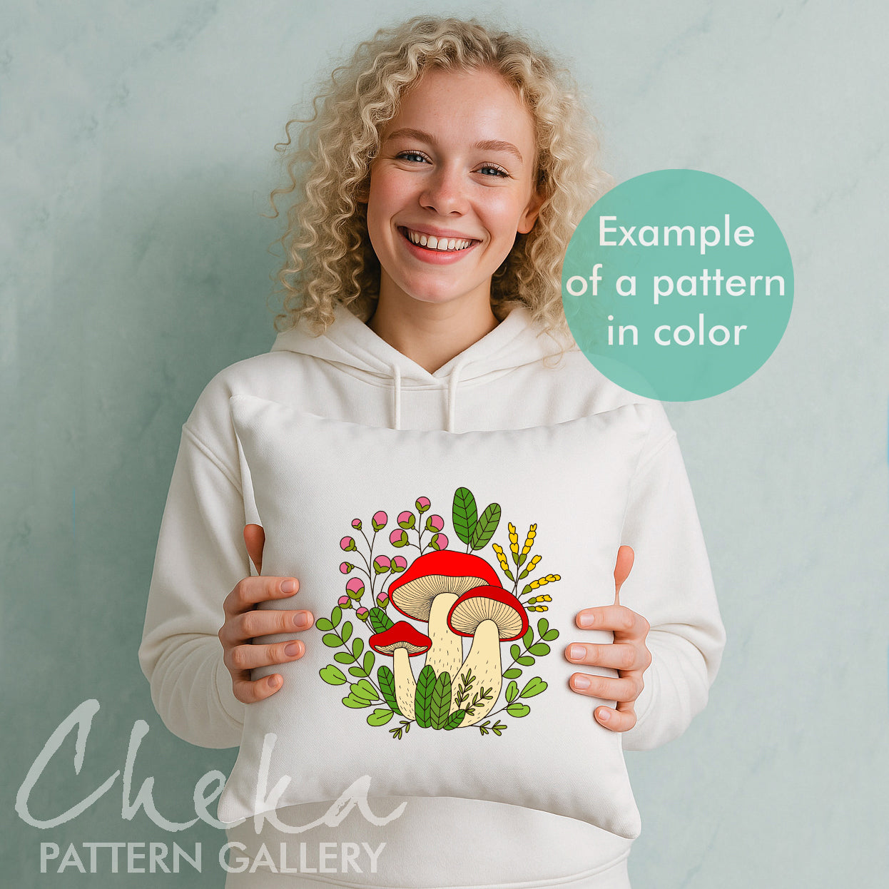 Mushroom Forest PDF Pattern. Mushroom embroidery pattern. Autumn embroidery patterns. Digital Download. Forest embroidery, beginner friendly