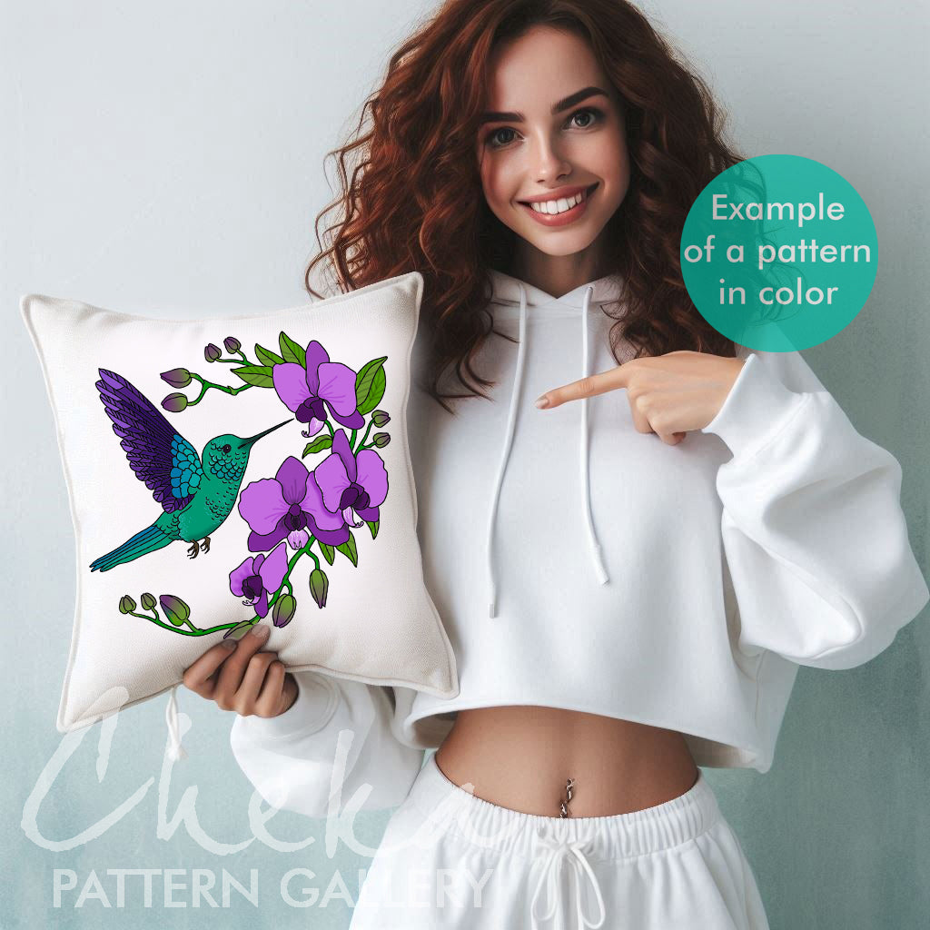 Birds, Whole store embroidery bundle. Hand embroidery designs and templates PDF. Patterns with roosters, peacocks, hummingbirds, chickadees