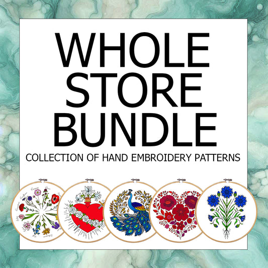 Whole store Hand Embroidery Bundle. Religious, Floral and Spring patterns. Christmas and Halloween, Animals and Horses, Photo Frame PDF