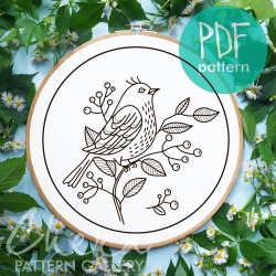 Bird embroidery pattern PDF, Digital embroidery scheme in PDF format, Flower point embroidery design, Flower bouquet, Hand embroidery bird Bird embroidery pattern PDF, Digital embroidery scheme in PDF format, Flower point embroidery design, Flower bouquet, Hand embroidery bird