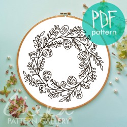 Ghost Embroidery Pattern, Embroidery Halloween Pattern. Ghosts, pumpkins and cats, Trick Or Treat Embroidery. Halloween scary embroidery Ghost Embroidery Pattern, Embroidery Halloween Pattern. Ghosts, pumpkins and cats, Trick Or Treat Embroidery. Halloween scary embroidery